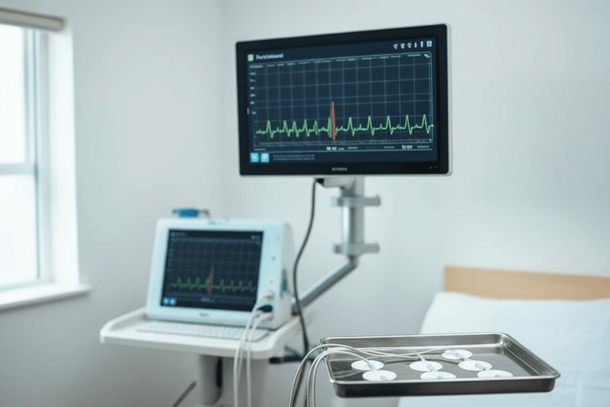 Electrocardiograma en Medellín para evaluar ritmo cardíaco